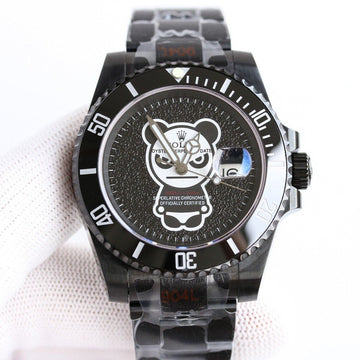 SUBMARINER DATE 40MM CUSTOM BLACK BEZEL