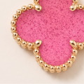 Alhambra Lucky Pink Enamel Clover 10 Motifs necklace