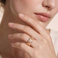 C Crush Paved Small Model Ring