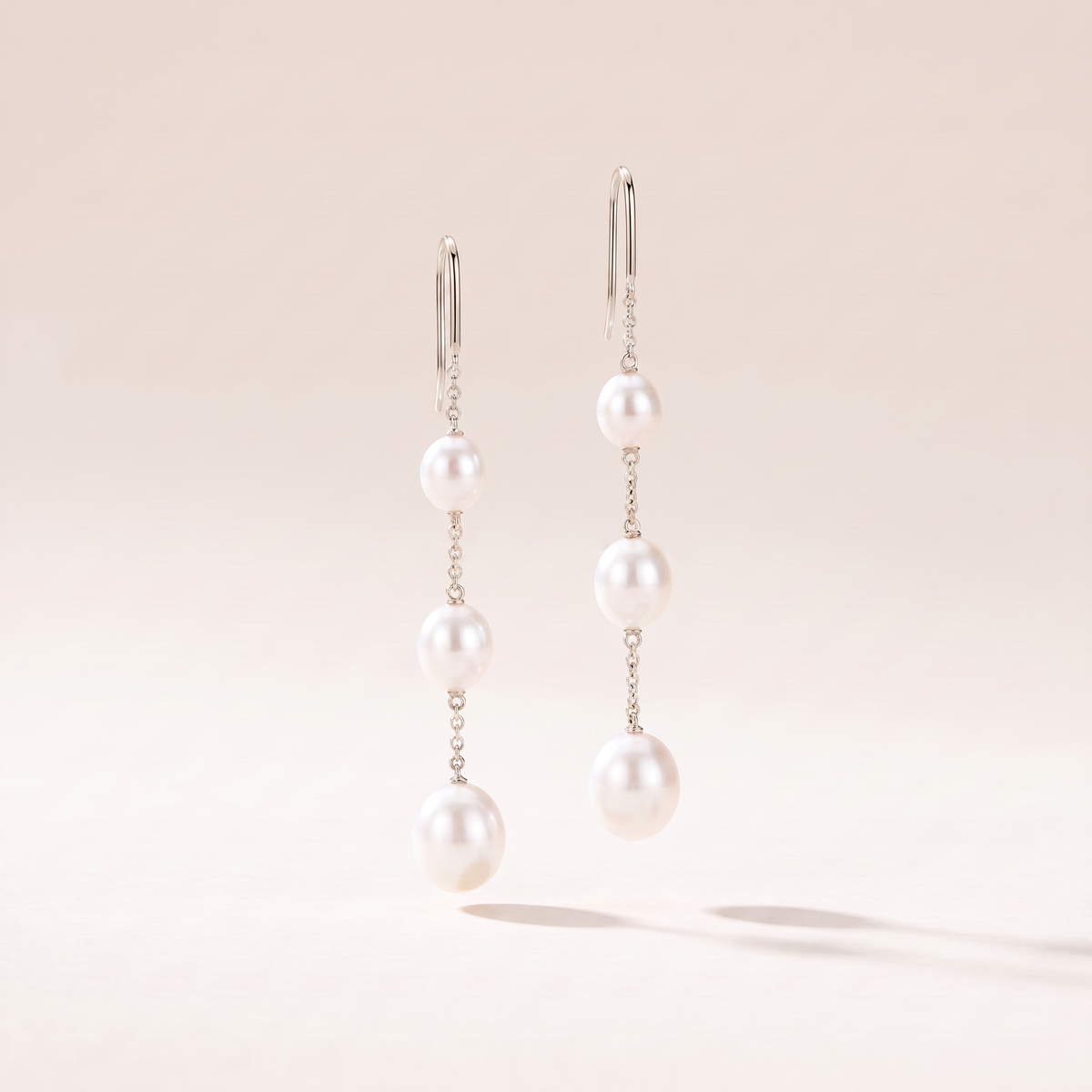 Elsa Peretti Pearls On Chain Drop Earrings