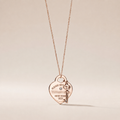 Heart & Key Pendant Necklace