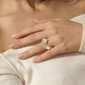 Magic Alhambra Mother Of Pearl Clover Ring