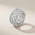 Marquise Victoria Wide Pavé Band Ring