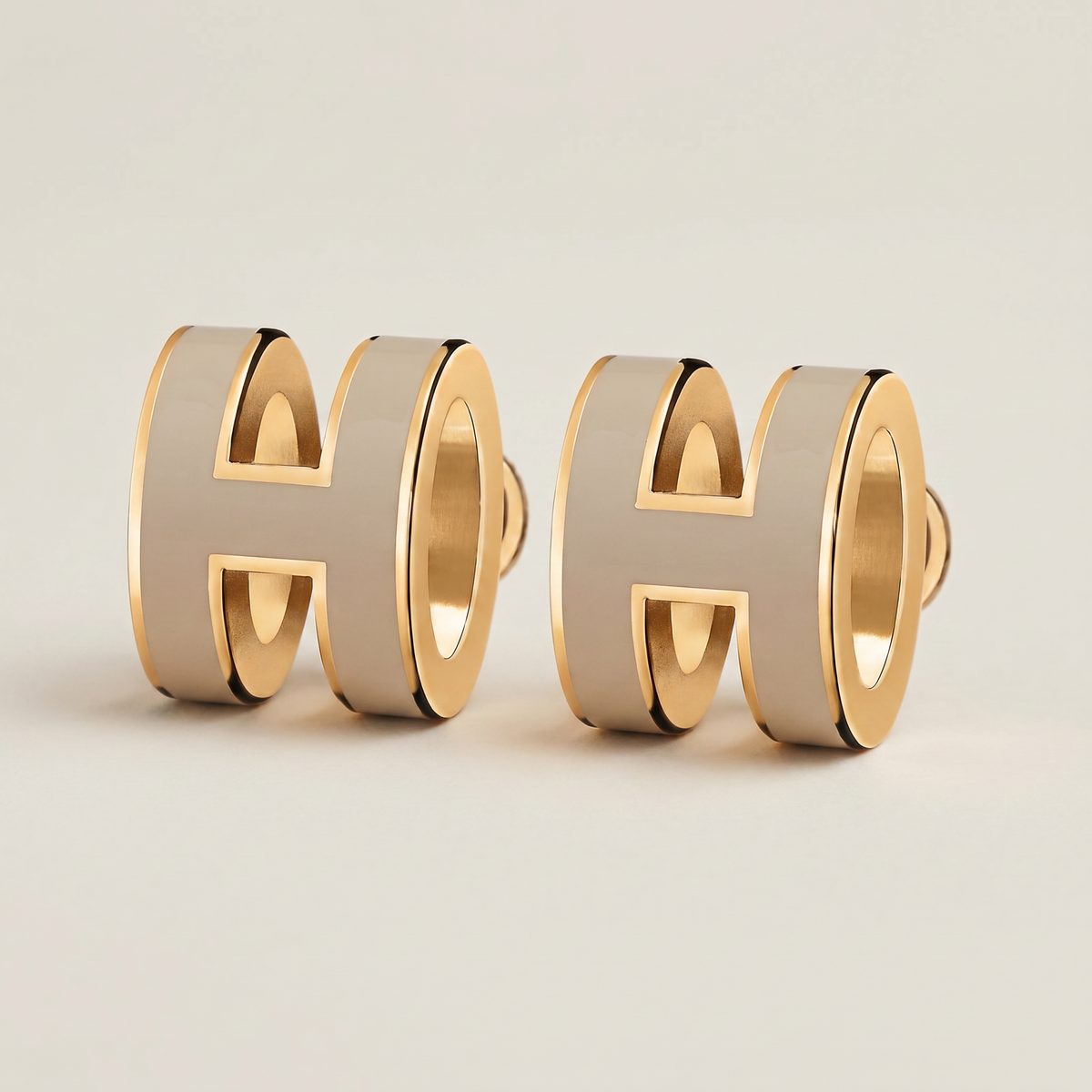 Mini Pop H Hoop Earrings