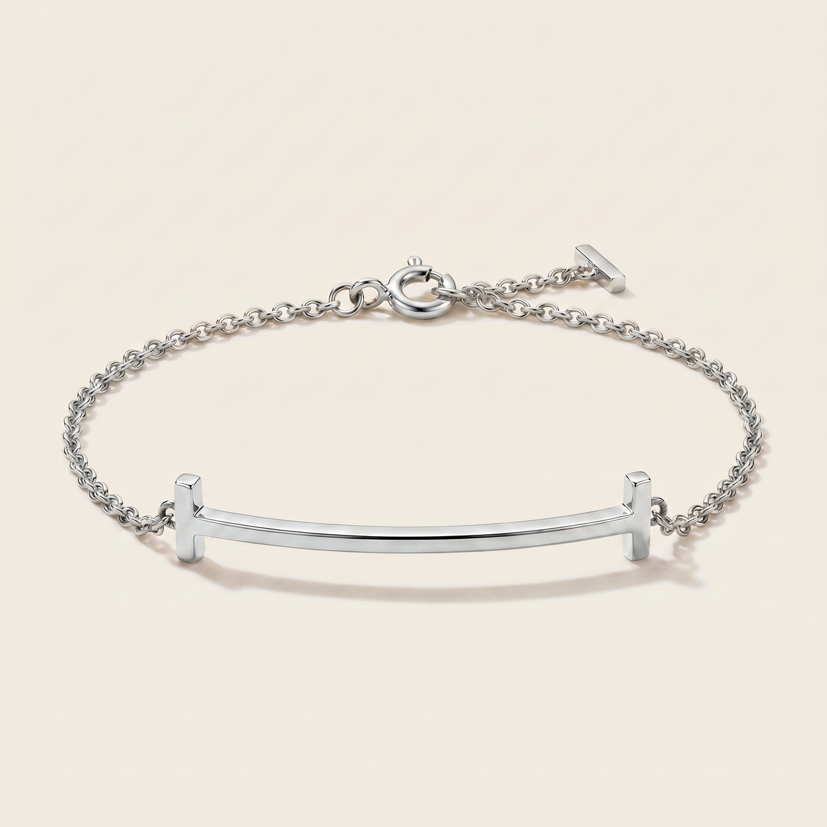 T Smile Curved Bracelet