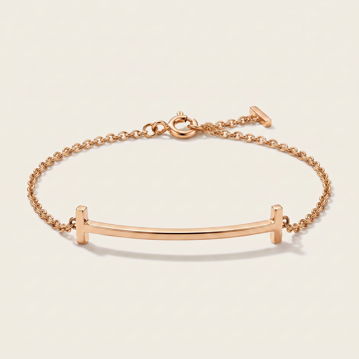 T Smile Curved Bracelet