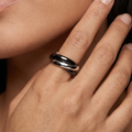 Triple Band Ceramic Ring