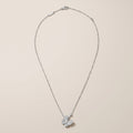 Two Butterfly Diamond Necklace