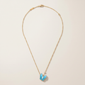 Two Butterfly Turquoise Necklace