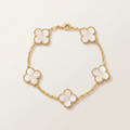 Vintage Alhambra 5 Motifs Mother of Pearl Bracelet