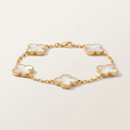 Vintage Alhambra 5 Motifs Mother of Pearl Bracelet