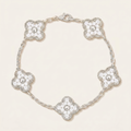 Vintage Alhambra Pavé Diamonds Clover Bracelet