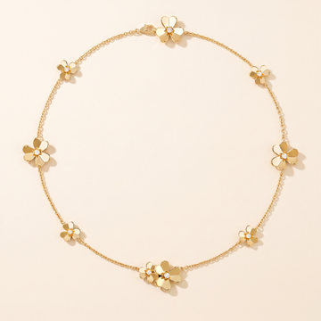 Frivole 9 Flowers Mini Model Necklace
