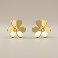 Frivole Large Flower Diamonds Earrings