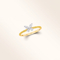G Mini Butterfly Pavé Ring