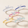G Mini Butterfly Pavé Ring