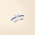 G Mini Butterfly Pavé Ring