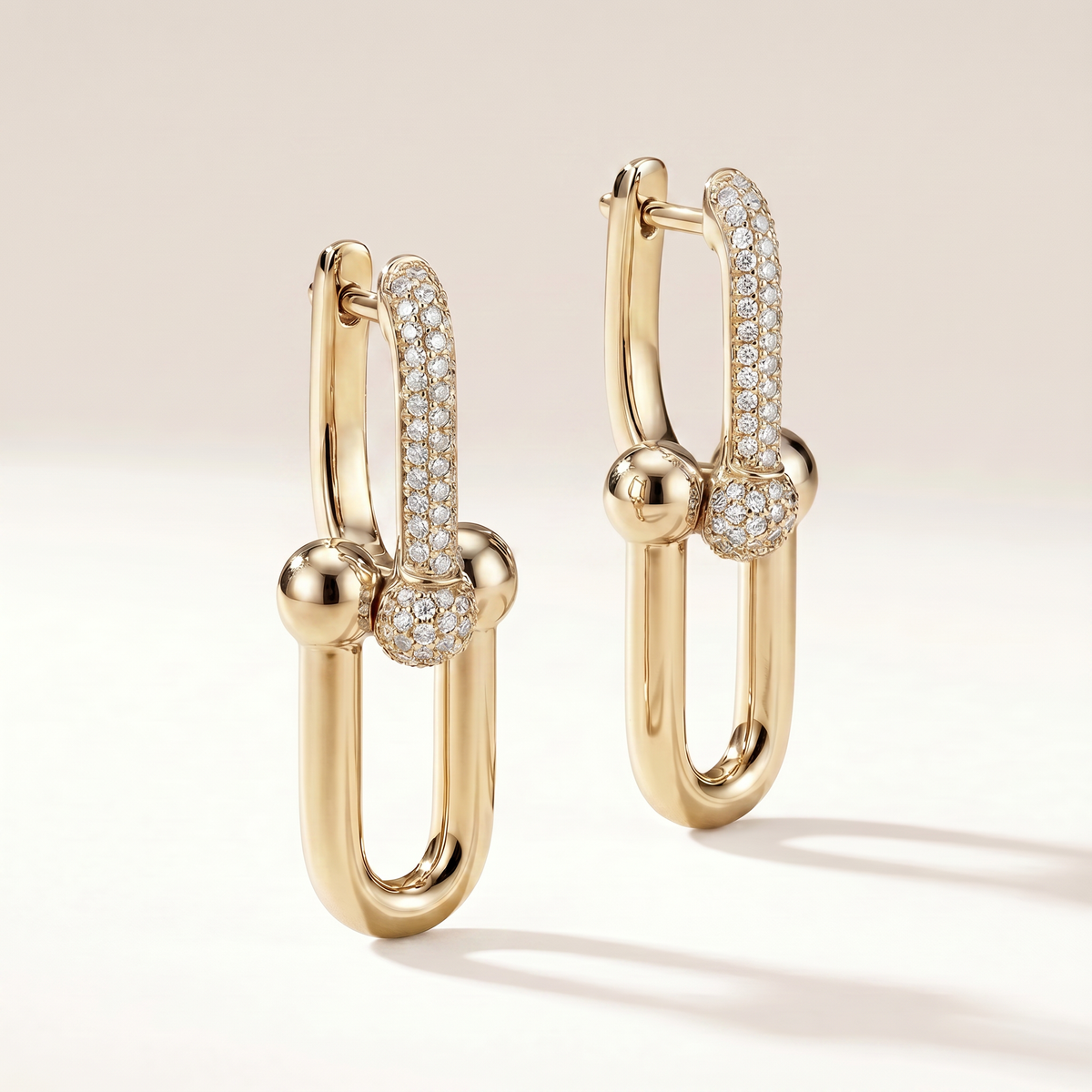 HardWear Large Link Pavé Earrings
