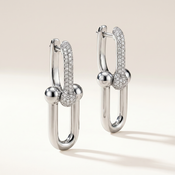 HardWear Large Link Pavé Earrings
