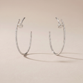 Juste Un Clou Pavé Diamonds Hoop Earrings