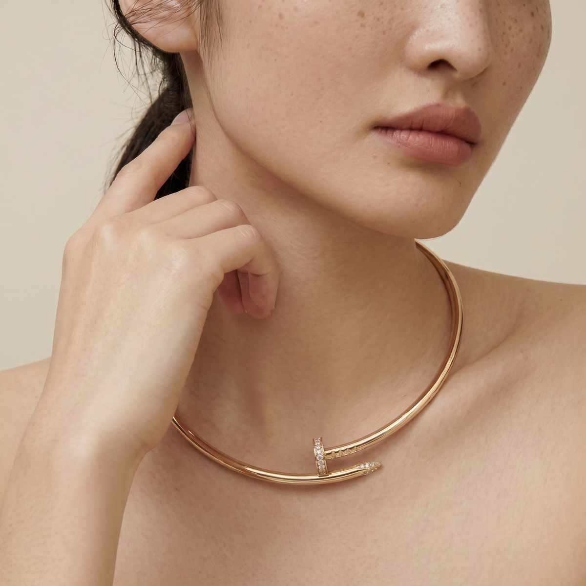 Juste Un Clou Torque Necklace