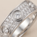 Love 6 Diamonds Pavé Band Ring