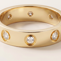 Love 8 Diamonds Wedding Ring