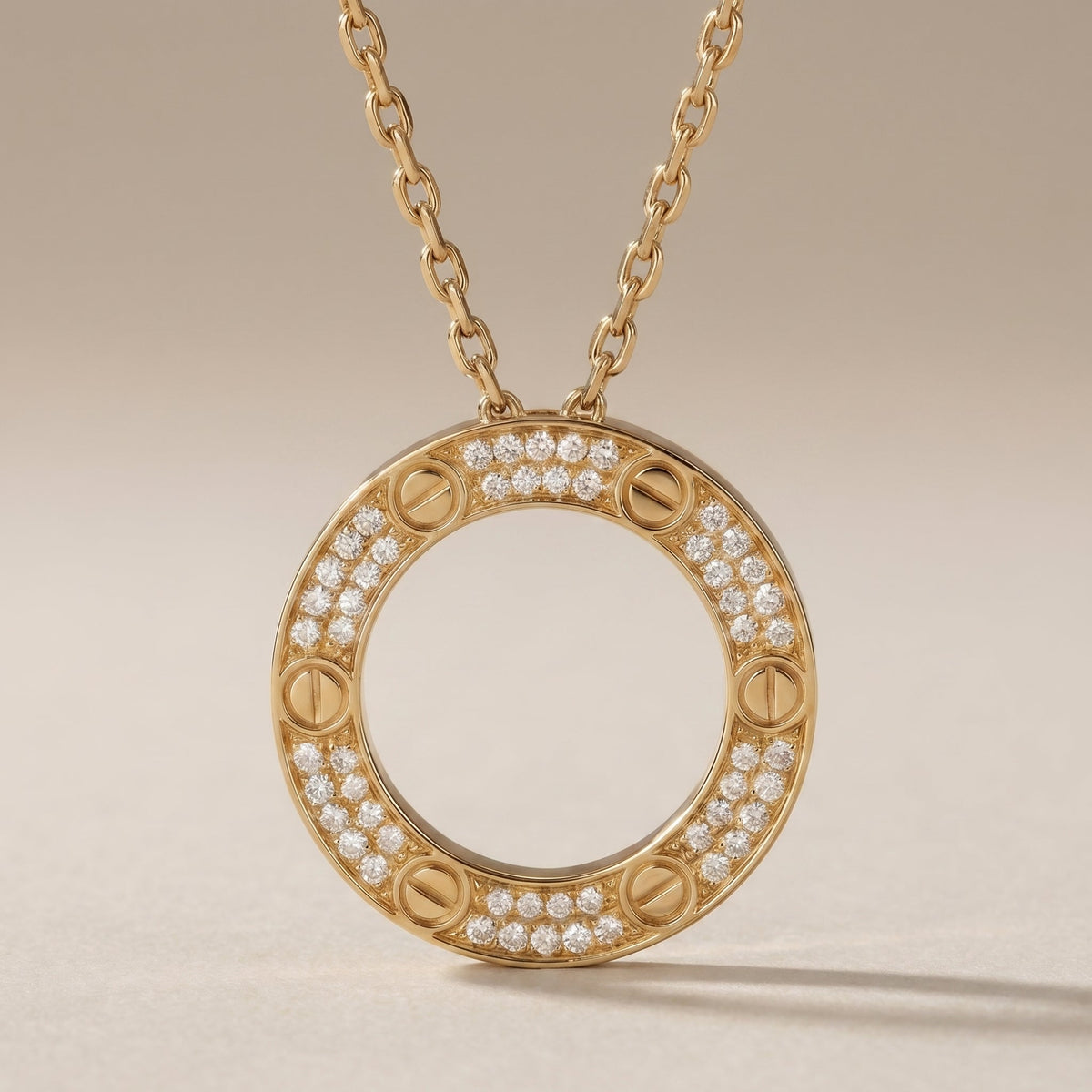 Love Paved Necklace