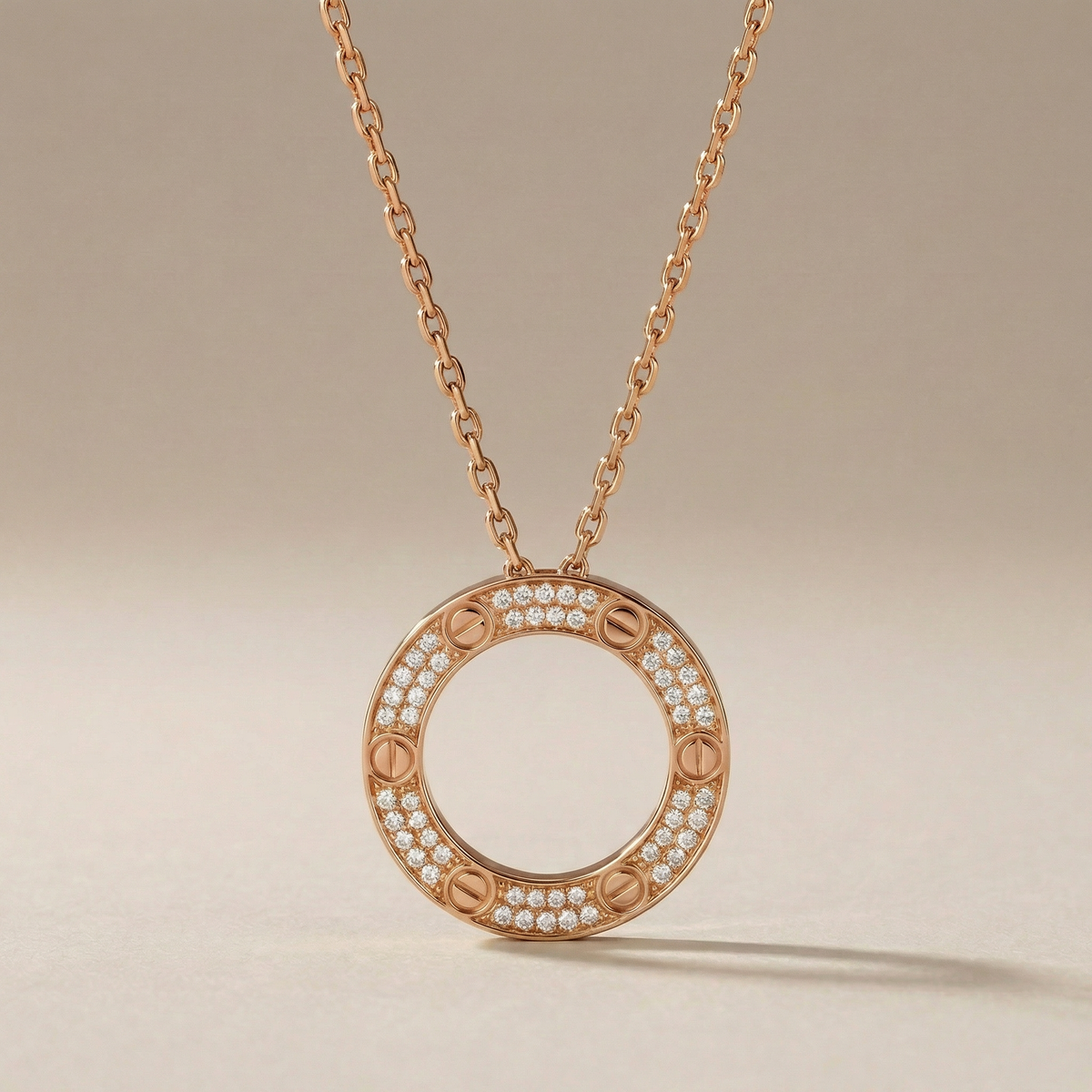 Love Paved Necklace