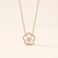Lucky Flower Motif Necklace
