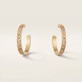 Medium Love Pavé Hoop Earrings