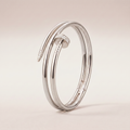Juste Un Clou Pavé Diamonds Double Wrap Bangle Bracelet