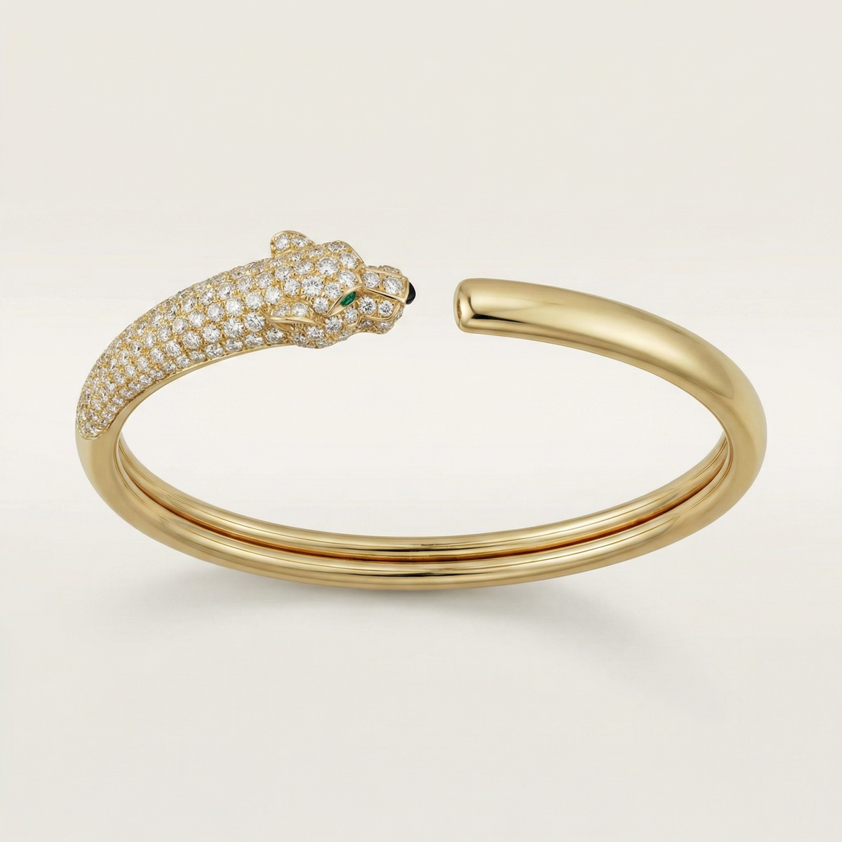 Panthère Pavé Sculptural Bracelet