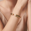Panthere Head Open Bangle Bracelet