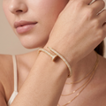 Juste Un Clou Pavé Diamonds Bangle Bracelet