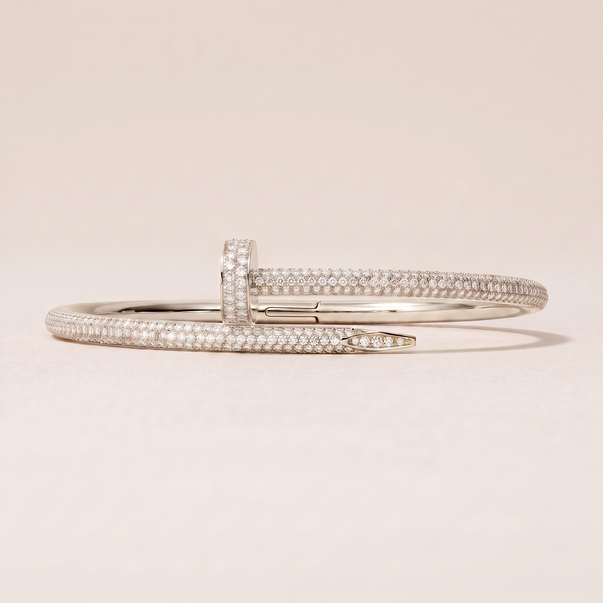 Juste Un Clou Pavé Diamonds Bangle Bracelet