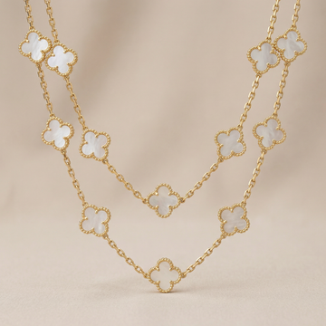 Pearl Vintage Alhambra 20 Motifs Necklace