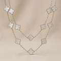 Pearl Vintage Alhambra 20 Motifs Necklace