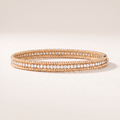 Perlée Pavé Diamonds Row Bracelet