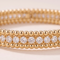 Perlée Pavé Diamonds Row Bracelet