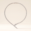Serpenti Rose Pave Wrap Necklace