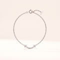 T Smile Pavé Diamonds Chain Bracelet