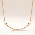 T Smile Pendant Necklace