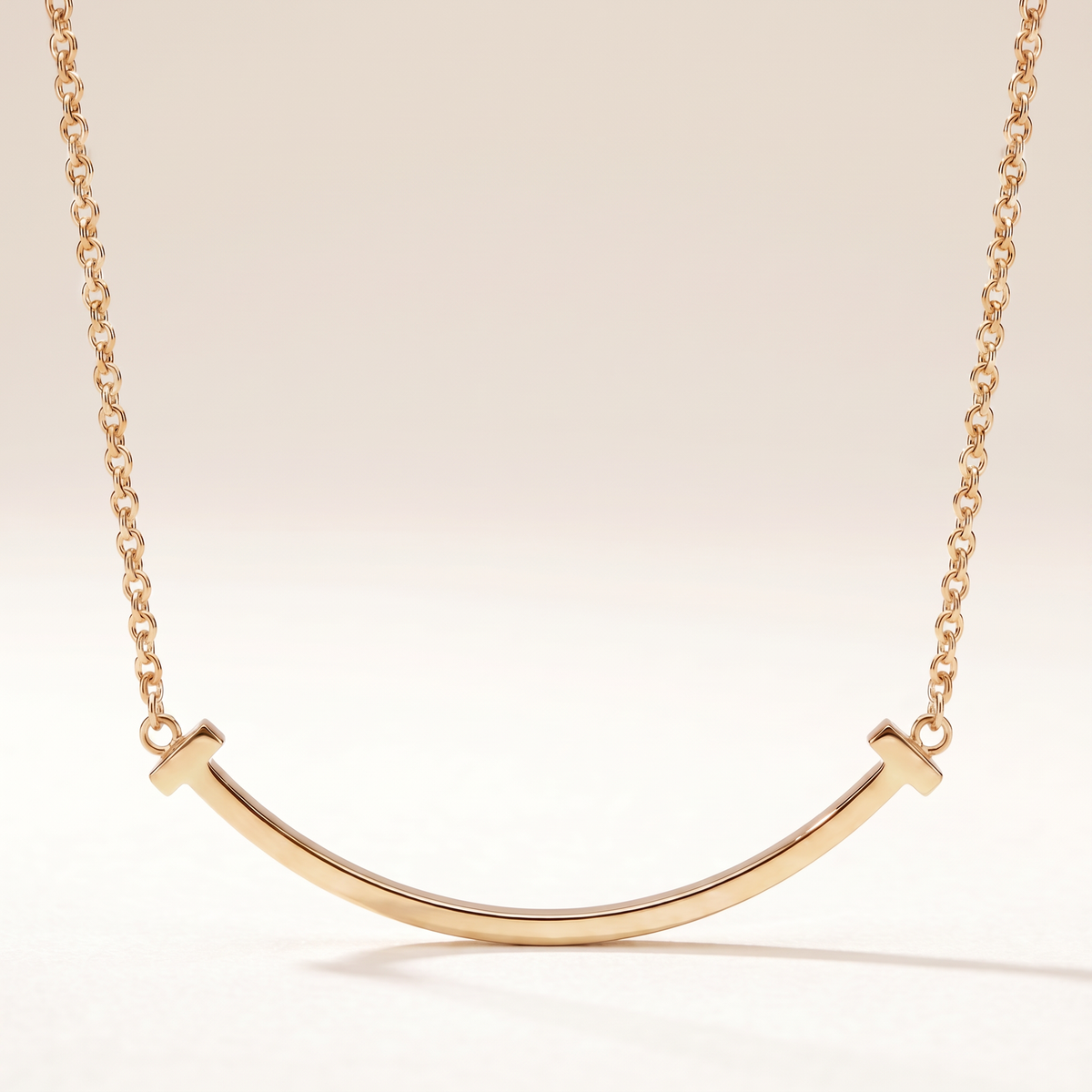 T Smile Pendant Necklace