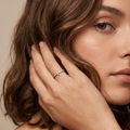 T Wire Pavé Diamonds Band Ring