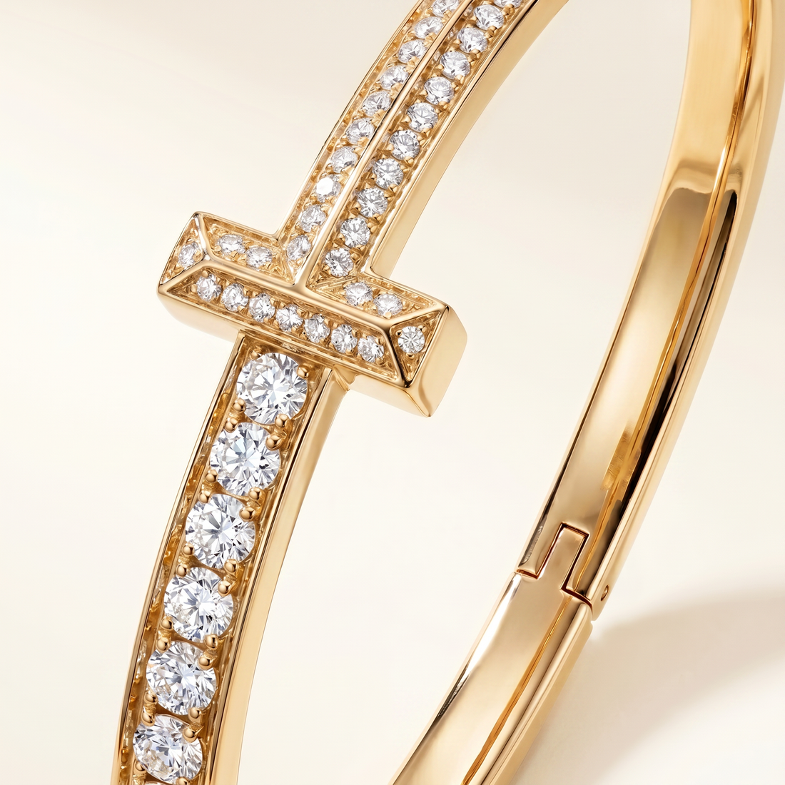 T1 Narrow Pavé Diamond Bracelet
