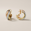 Trinity Pavé Diamonds Earrings