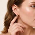 Trinity Hoop Earrings