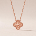 Vintage Alhambra 1  Guilloché  Motif Necklace