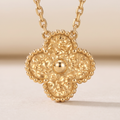 Vintage Alhambra 1  Guilloché  Motif Necklace